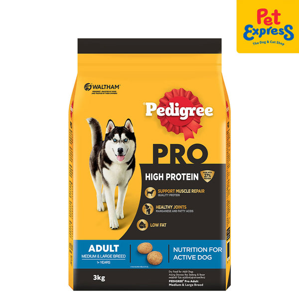 Pedigree Pro Adult High Protein Medium and Large Breed Beef and