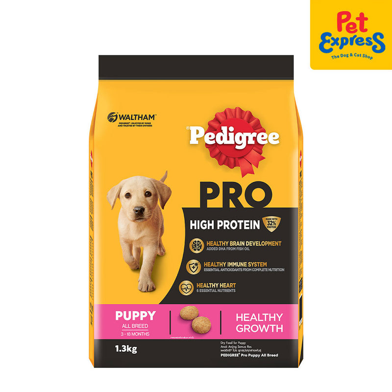 Pedigree Pro Puppy High Protein All Breed Beef and Lamb Dry Dog Food 1.3kg