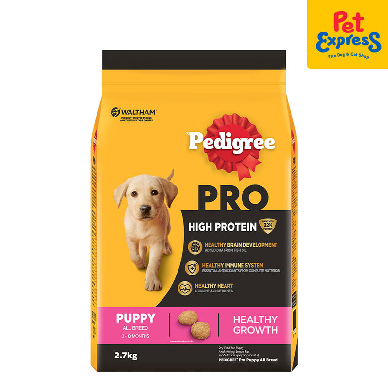 Pedigree Pro Puppy High Protein All Breed Beef and Lamb Dry Dog Food 2.7kg
