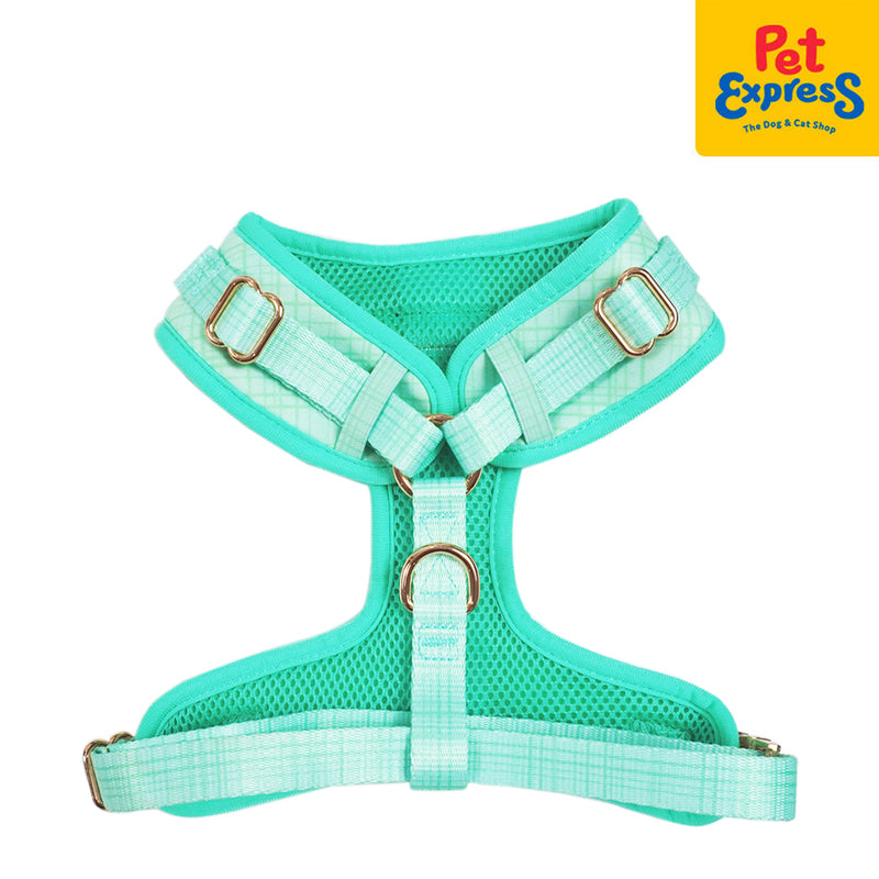 Bark and Spark Adjustable Dog Harness Double Extra Small Oxford Sage