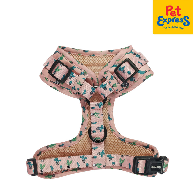 Bark and Spark Adjustable Dog Harness Extra Large Cactus