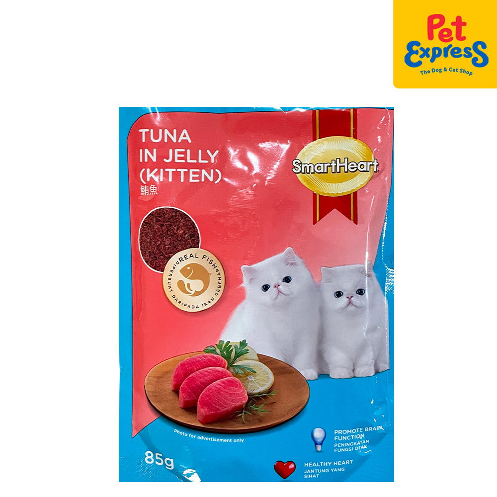 SmartHeart Kitten Tuna in Jelly Wet Cat Food 85g 12 pouches