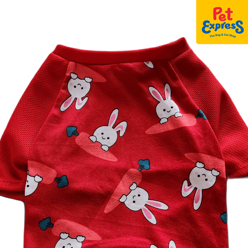 Pawsh Couture Marley Bunny Dog Apparel Red