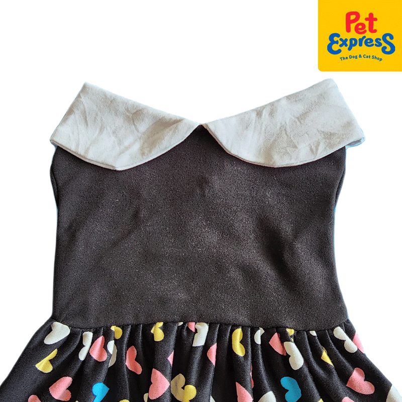 Pawsh Couture Abby Dress Hearts Dog Apparel Multicolor
