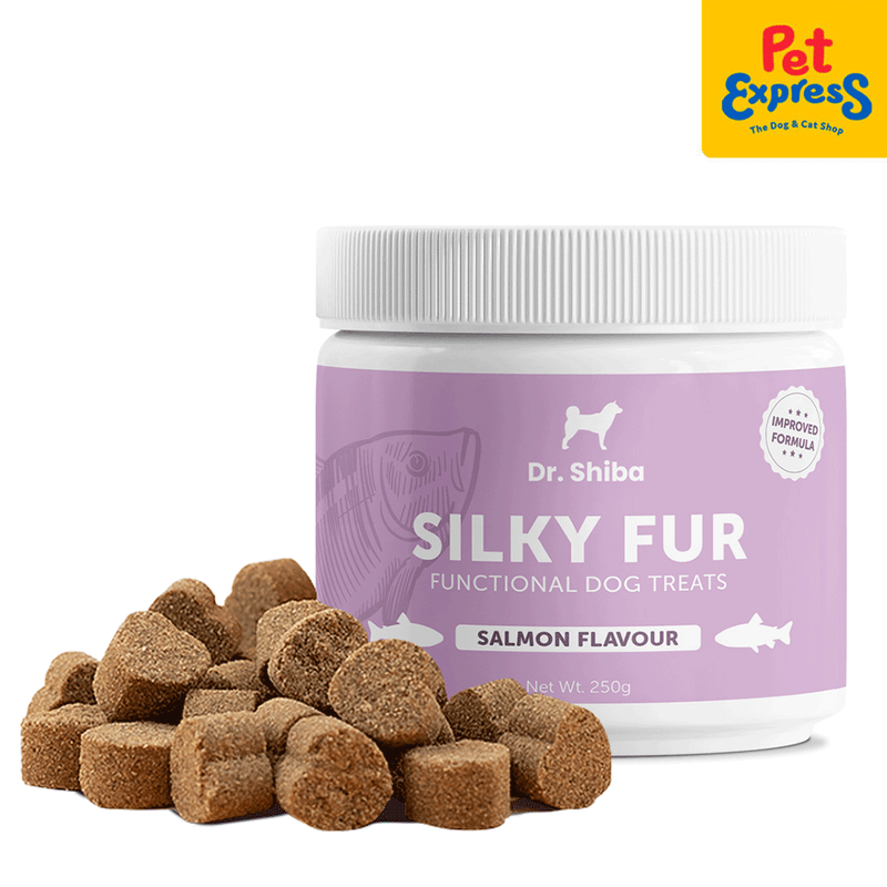 Dr. Shiba Silky Fur Salmon Dog Treats 250g