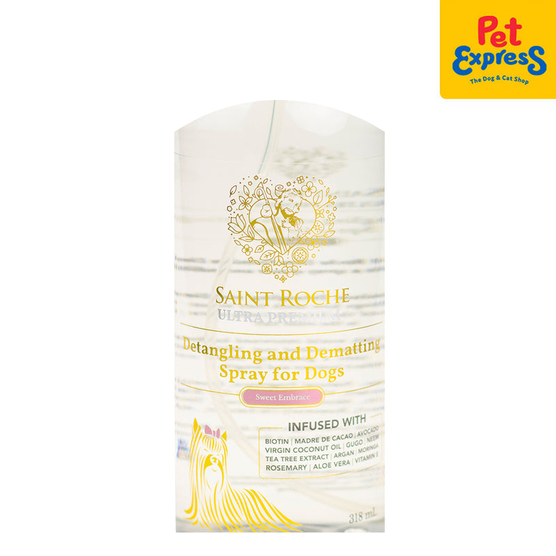 Saint Roche Premium Sweet Embrace Scent Dematting and Detangling Dog Spray 318ml
