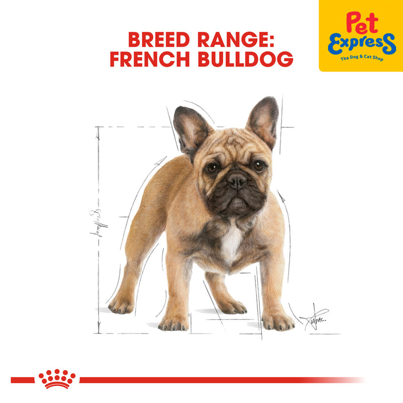 Royal Canin Breed Health Nutrition Adult French Bulldog Dry Dog Food 3kg