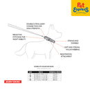 EzyDog Double Up Dog Collar Medium Pink Camouflage