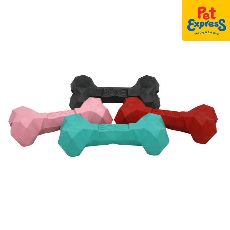 Doggo Dog Toy Prizm Bone Red Small