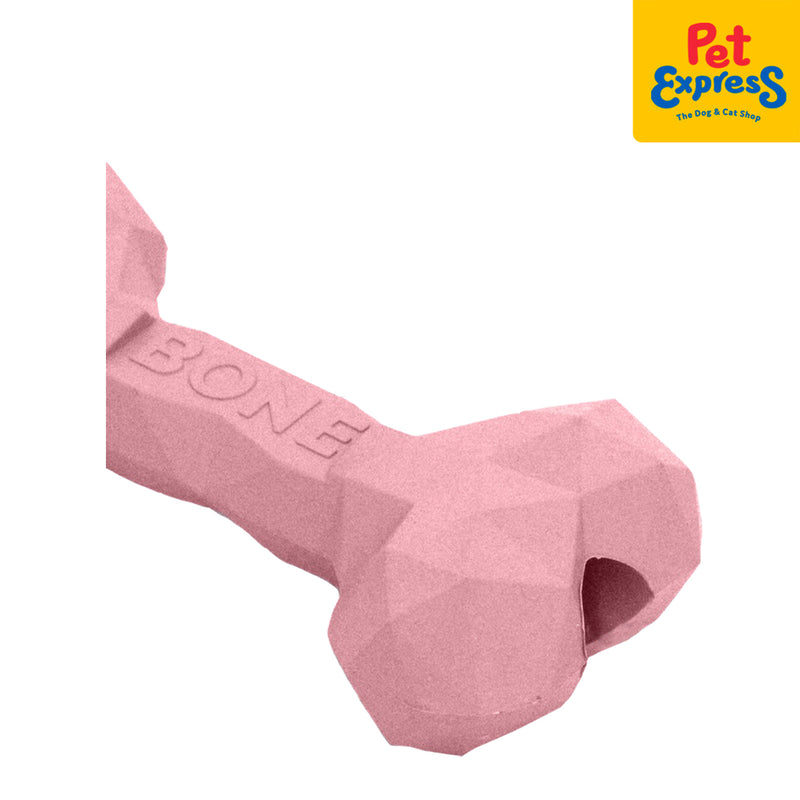 Doggo Dog Toy Prizm Bone Pink Small