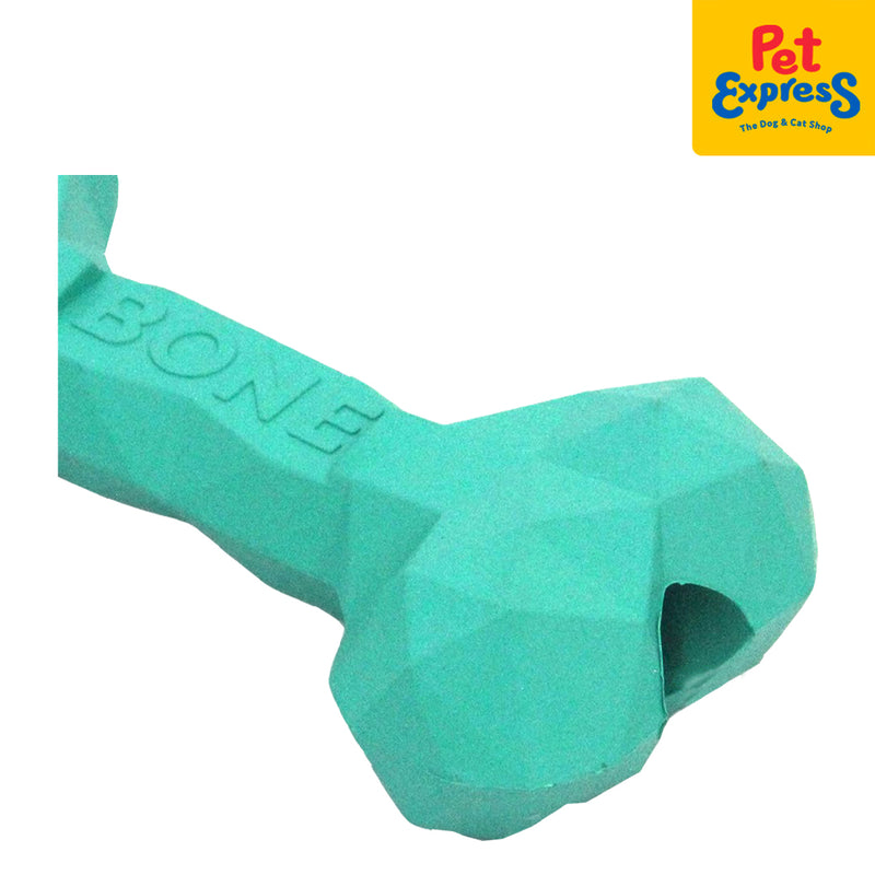 Doggo Dog Toy Prizm Bone Teal Small