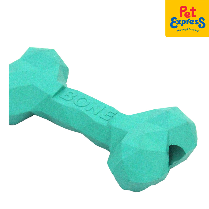 Doggo Dog Toy Prizm Bone Teal Small