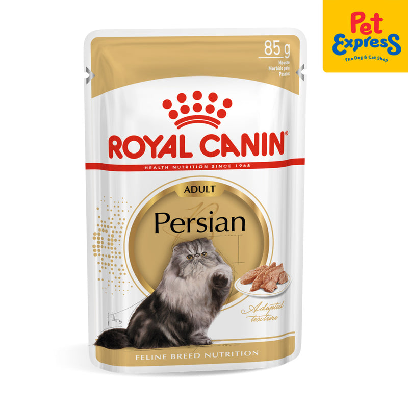 Royal Canin Feline Breed Nutrition Adult Persian Wet Cat Food 85g (12 pouches)