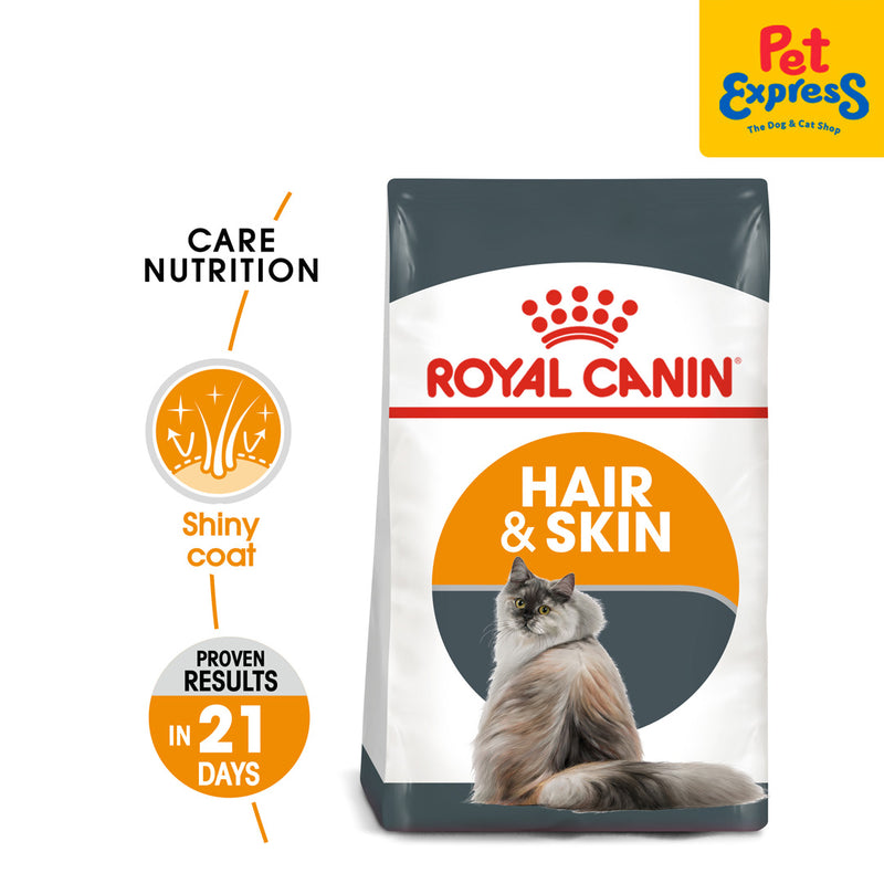 Royal Canin Feline Care Nutrition Adult Hair and Skin Dry Cat Food 2kg