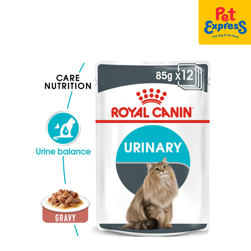 Royal Canin Feline Care Nutrition Adult Urinary Care Wet Cat Food 85g (12 pouches)