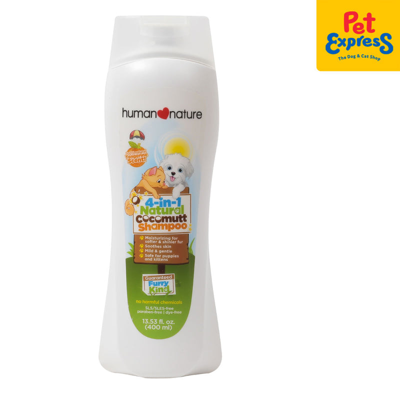 Human Nature 4-in-1 Natural Tangerine Scent Pet Shampoo 400ml