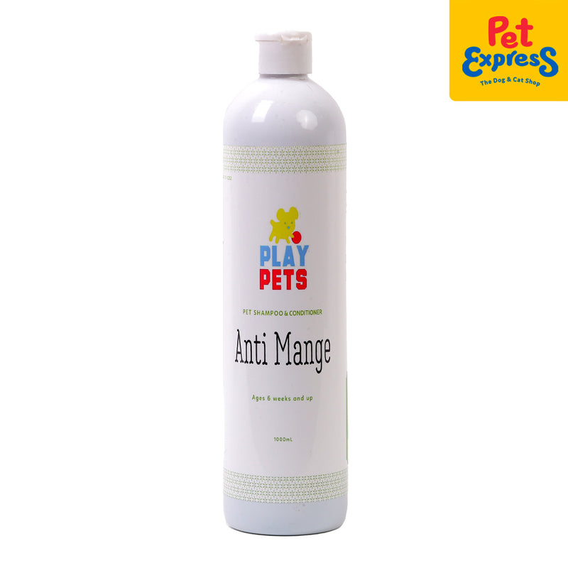 Play Pets Anti Mange Dog Shampoo and Conditioner 1L