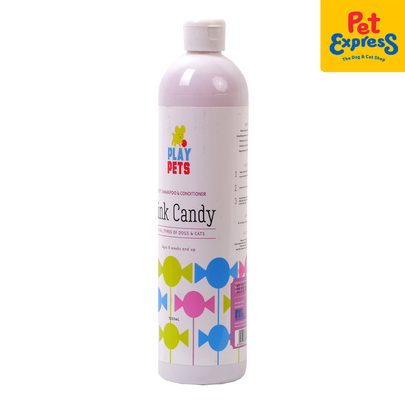 Play Pets Pink Candy Dog Shampoo and Conditioner 1L