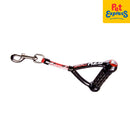 EzyDog Mongrel Dog Leash 12 inches Red