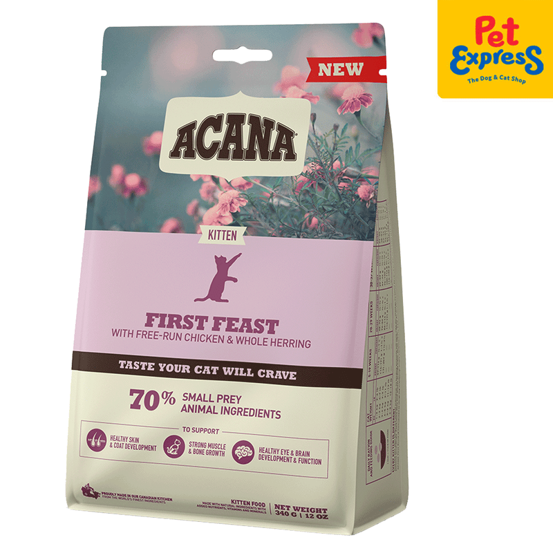 Acana Kitten First Feast Dry Cat Food 340g