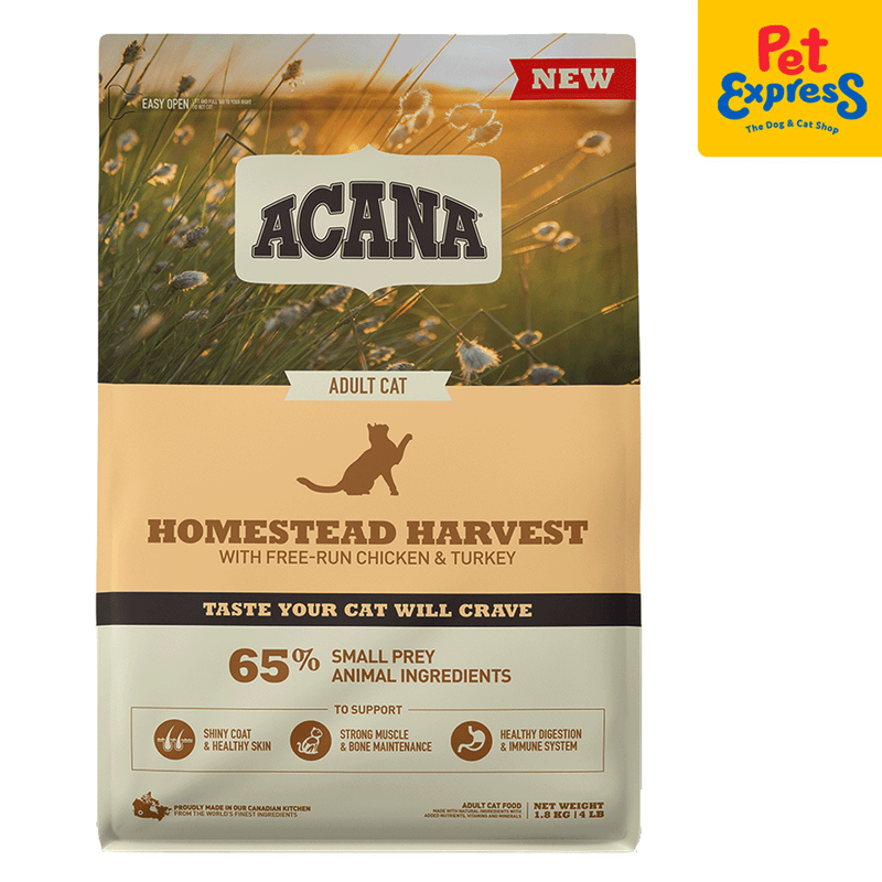Acana Adult Homestead Harvest Dry Cat Food 1.8kg
