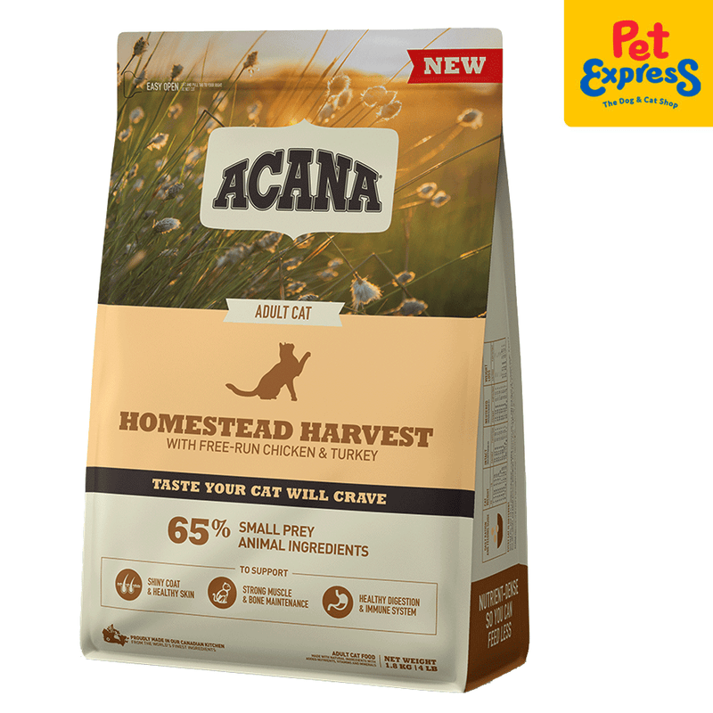 Acana Adult Homestead Harvest Dry Cat Food 1.8kg