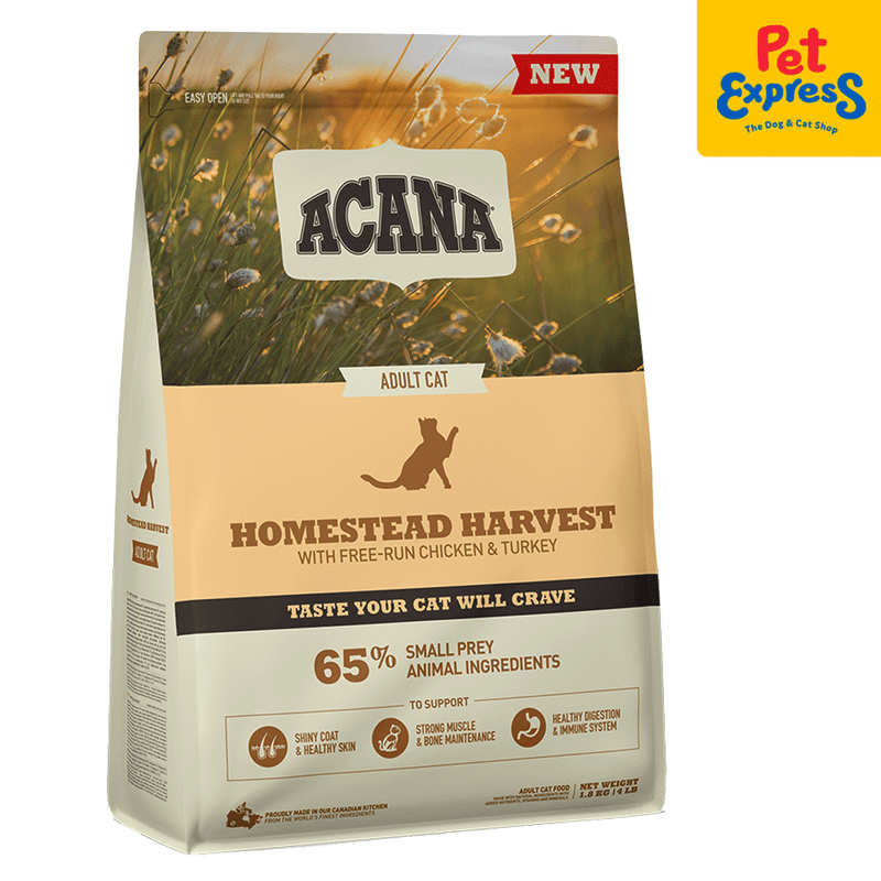 Acana Adult Homestead Harvest Dry Cat Food 1.8kg