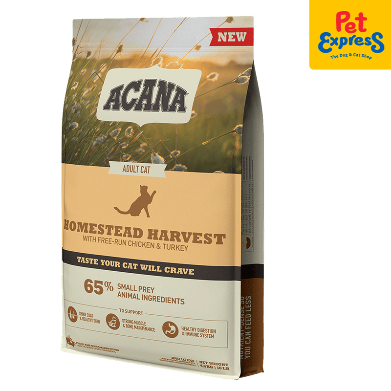 Acana Adult Homestead Harvest Dry Cat Food 4.5kg