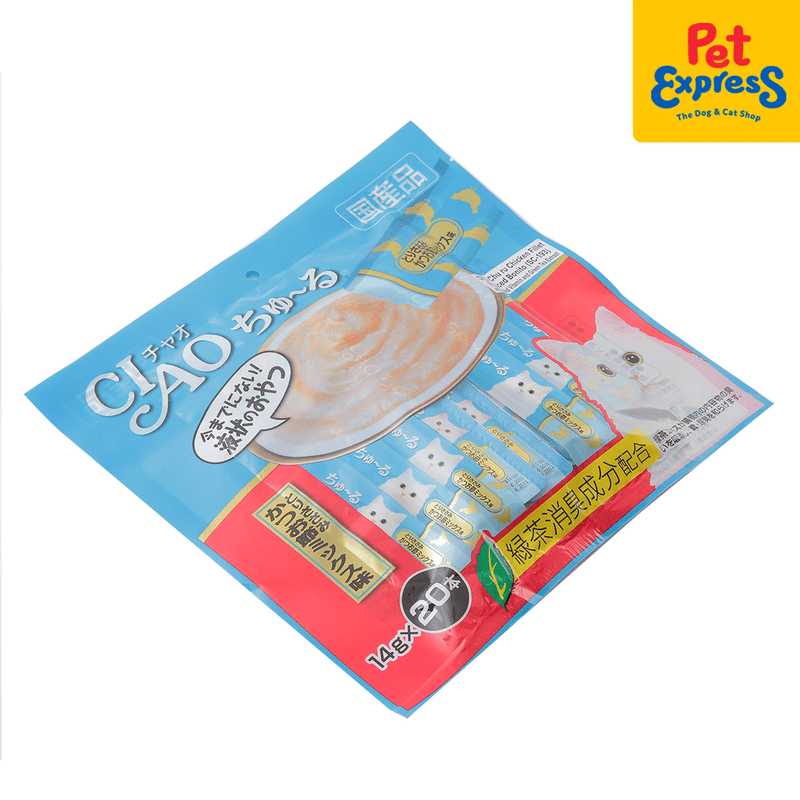 Ciao Churu Chicken Fillet and Sliced Bonito Cat Treats 14gx20 (SC-193)