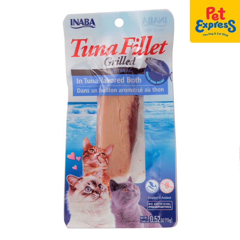 Inaba Grilled Tuna Fillet in Tuna Broth Cat Treats 15g (USA-501A)