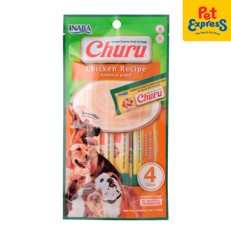 Inaba Churu Chicken Recipe Dog Treats 14gx4 (USD-611)