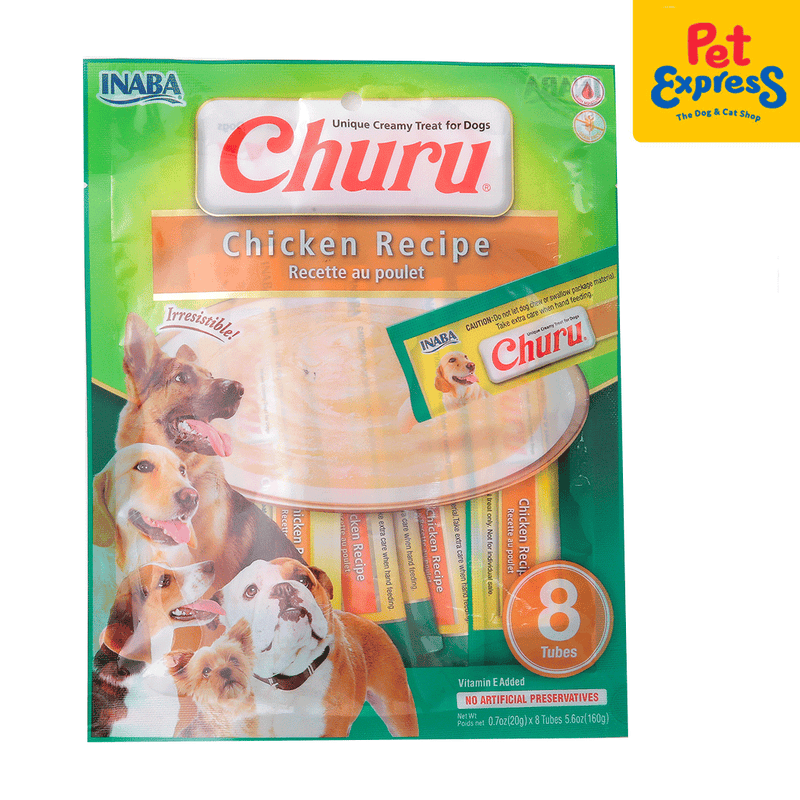 Inaba Churu Chicken Recipe Dog Treats 20gx8 (USD-601)