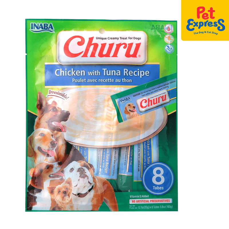 Inaba Churu Chicken with Tuna Recipe Dog Treats 20gx8 (USD-602)