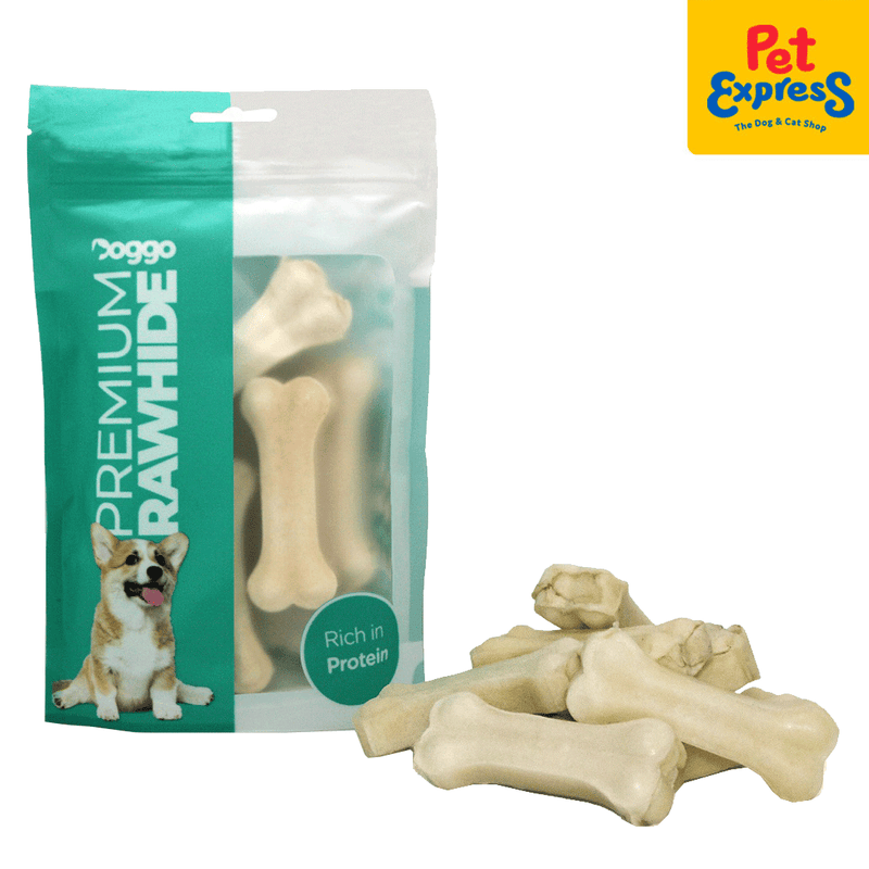 Doggo Premium Rawhide Solid Bone Small Dog Treats 200g