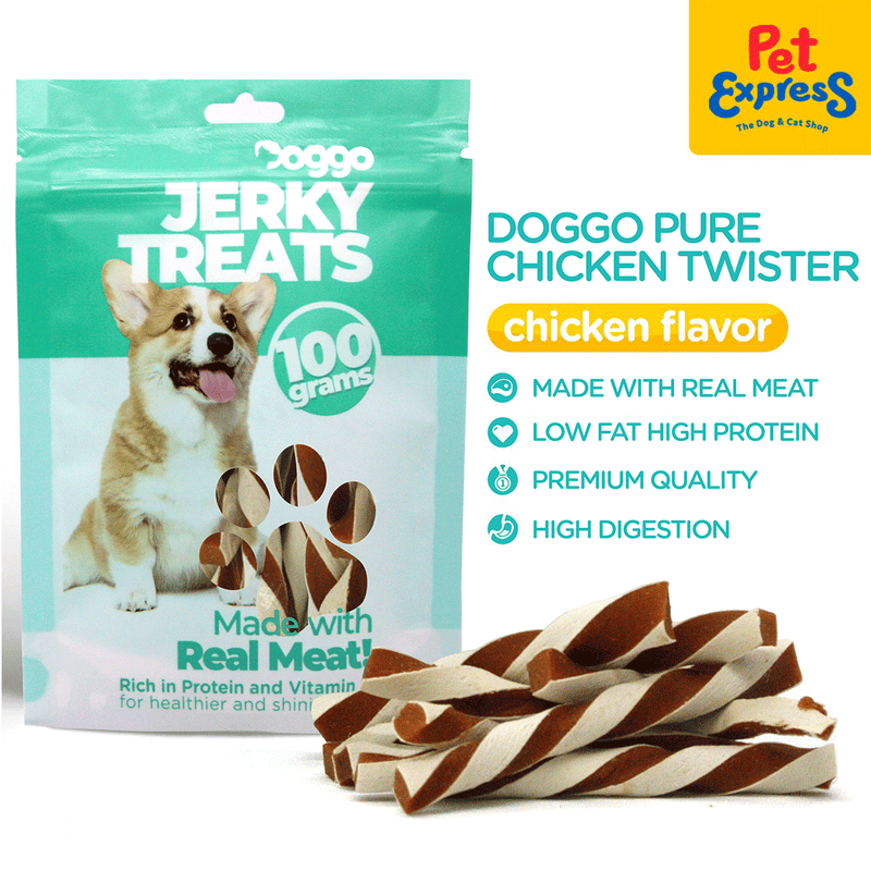 Doggo Chicken Twister Dog Treats 100g
