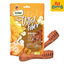 Dentalight Vital Fiber Grain-Free Dental Brush Banana, Mountain Yam, Pumpkin Dog Treats 8s 80g