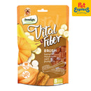 Dentalight Vital Fiber Grain-Free Dental Brush Banana, Mountain Yam, Pumpkin Dog Treats 8s 80g