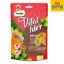 Dentalight Vital Fiber Grain-Free Dental Brush Honey, Fennel Seed, Kumquat Dog Treats 8s 80g