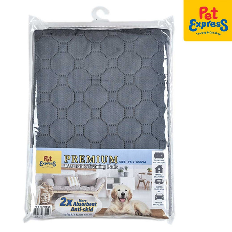 Pet Express Premium Washable Training Pad 70x100 Gray