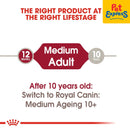 Royal Canin Size Health Nutrition Adult Medium Wet Dog Food 140g (10 pouches)