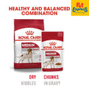 Royal Canin Size Health Nutrition Adult Medium Wet Dog Food 140g (10 pouches)