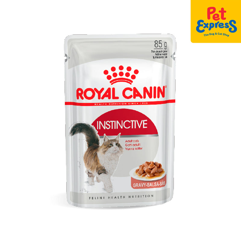 Royal Canin Feline Health Nutrition Adult Instinctive Wet Cat Food 85g (12 pouches)