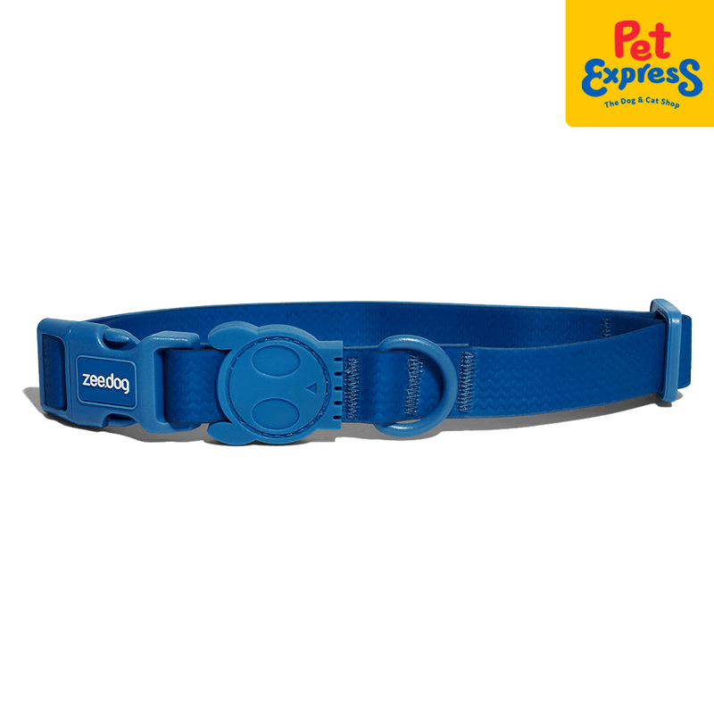 Zee Dog Neopro Dog Collar Blue_side a