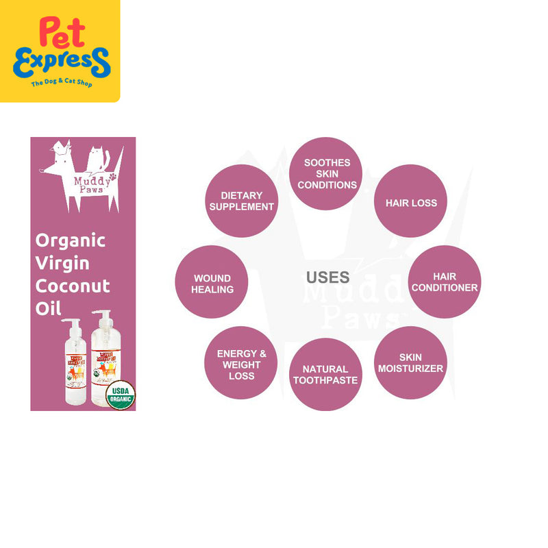 Muddy Paws Organic Virgin Coconut Oil 500ml