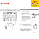 EzyDog Chestplate Dog Harness Medium Denim